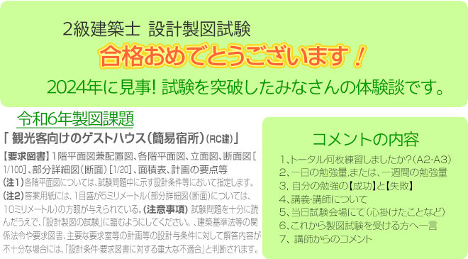 合格おめでとうございます！